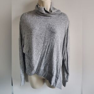 Soft Turtleneck Hacci Knit Tunic